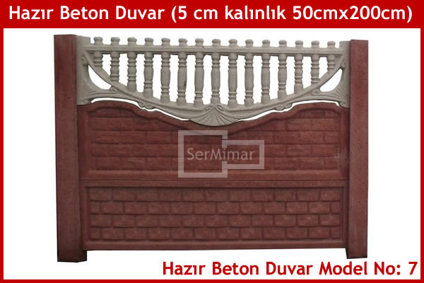 Hazır Prekast Dekoratif Duvar Modeli 7